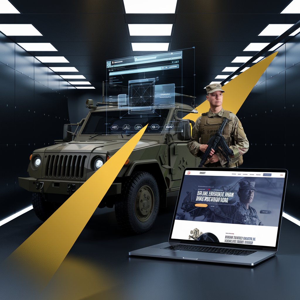 top military website designs​